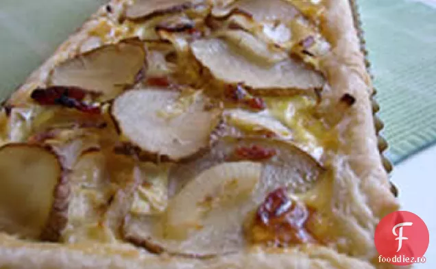 Tarta cu Bacon, cartofi si branza