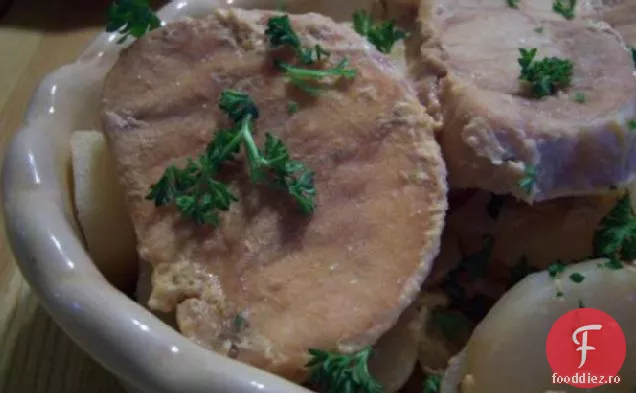 Cină Ușoară Cu Cotlete De Porc-Oală De Crock