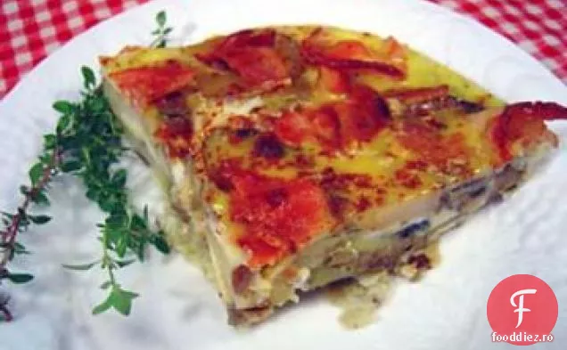 Frittata de cartofi și slănină