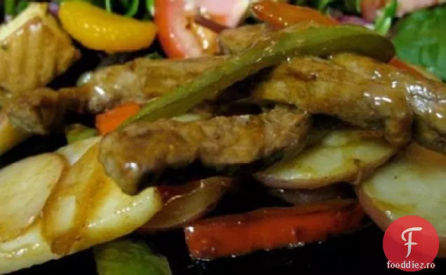 Friptură De Ardei Cu Cartofi