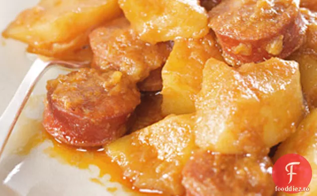 Cartofi în stil Rioja cu Chorizo