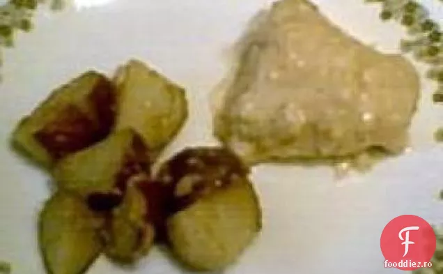Pui prăjit Zesty și cartofi