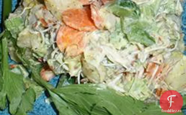 Salată de cartofi la cuptor cu mărar