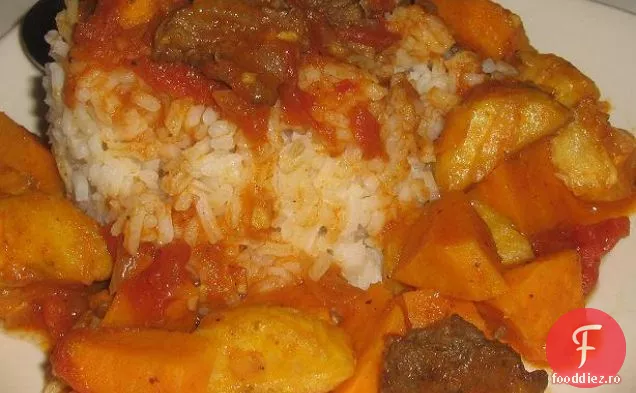 Tocană De Vită Cu Banane Curry