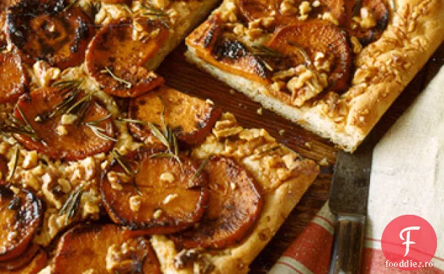 Focaccia De Cartofi Dulci Caramelizați
