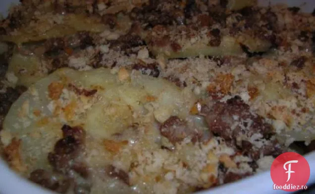 Caserola De Cartofi-Carne De Vită De Modă Veche