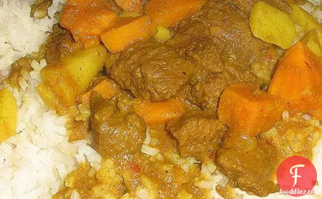 Carne de vită Curry pentru oală Crock