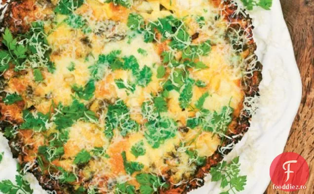 Frittata De Măcriș Cu Mozzarella Și Parmezan