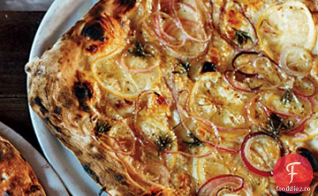 Pizza cu lămâie și Piave
