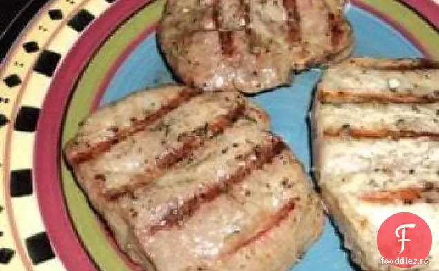 Cotlet De Porc Cu Lămâie La Grătar