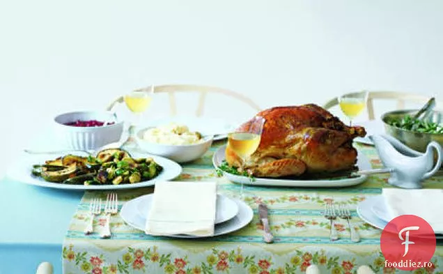 Ziua Recunostintei curcan și sos