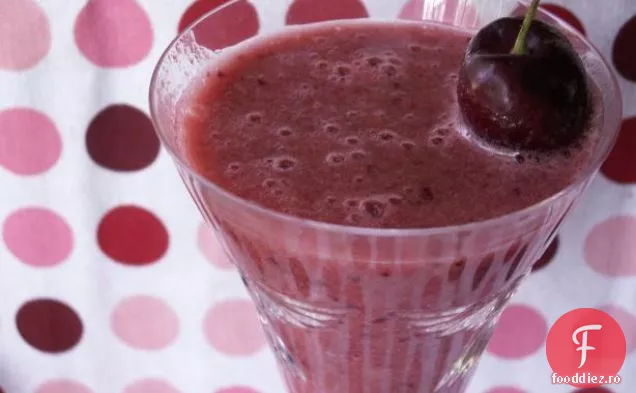 Smoothie de cireșe și Papaya