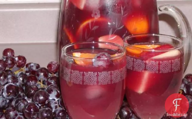 Sangria fructată cu o lovitură