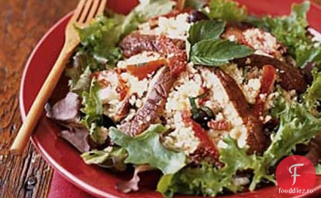 Salată de cuscus cu ciuperci Portobello