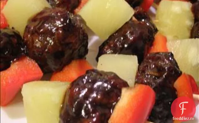 Burger Bites Shish Kebab