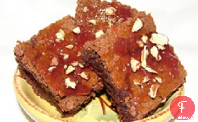 Zmeură Crunch Brownies