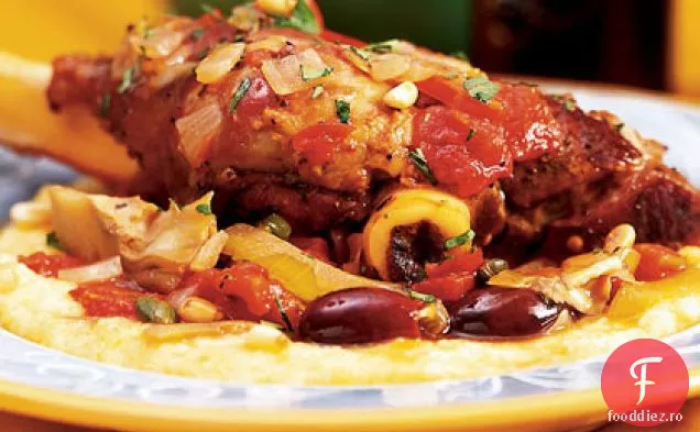 Cozi de miel cu Caponata de anghinare