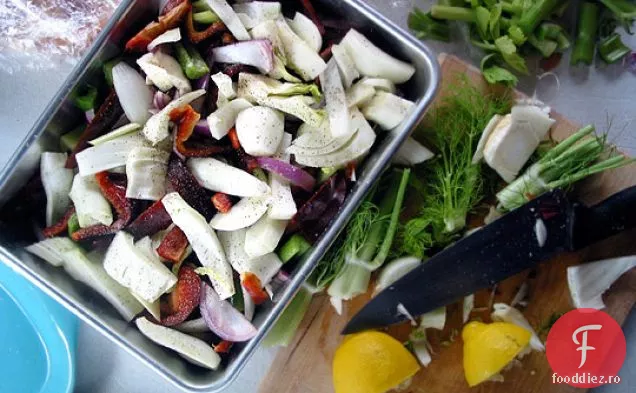 Legume Prăjite De Toamnă Cu Brânză Feta