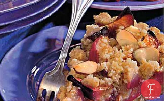 Tarta de prune cu marzipan Crumble