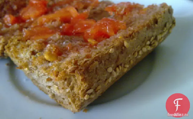 Budincă De Pâine Cu Roșii