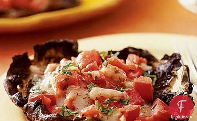 Ciuperci Portobello Umplute La Grătar