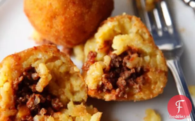 Arancine (bile de orez șofran)