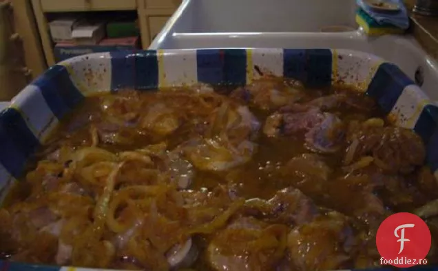 Carne De Porc Cu Glazură De Caise