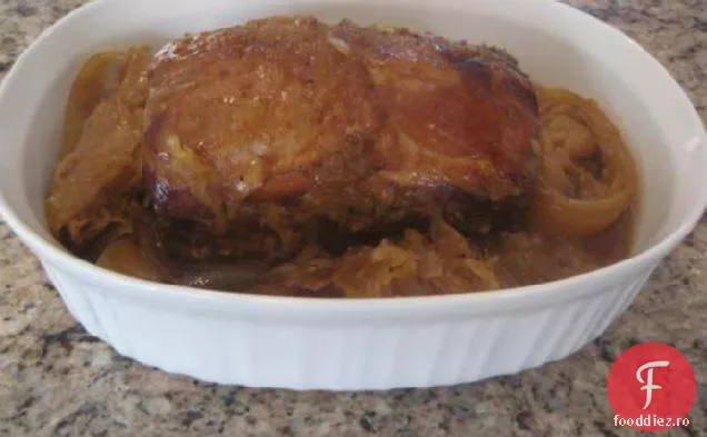 Aragaz Lent (Crock Pot) Friptură De Porc Și Kraut