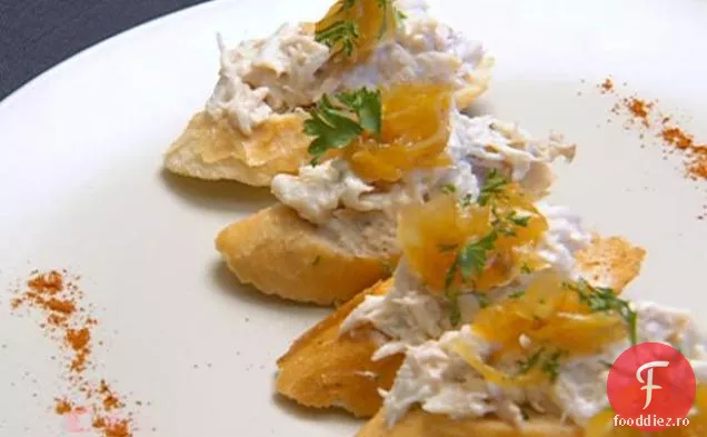 Arctic Circle Crab Crostini