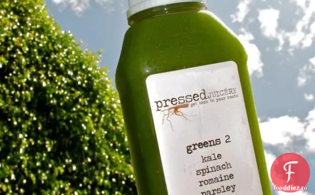 Sucul verde al Juicery-ului presat