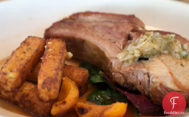 Crock Pot cotlet de porc cu caise și prune uscate