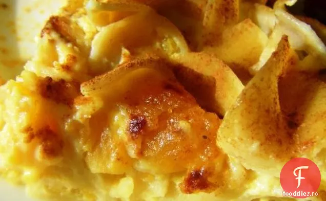 Kugel Cu Tăiței De Caise Cu Conținut Scăzut De Grăsimi
