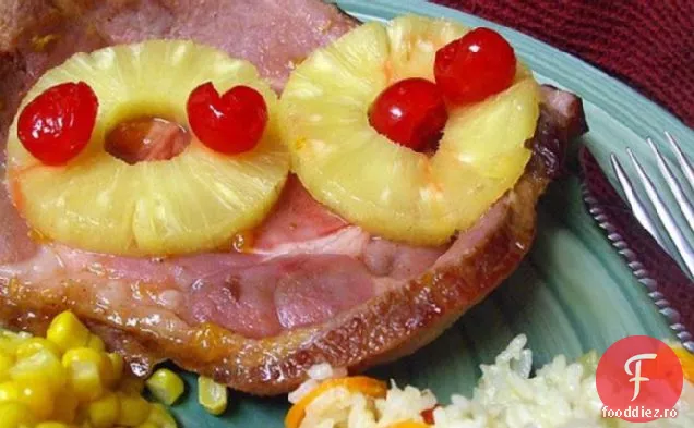 Caise glazurate sunca la cuptor pentru două