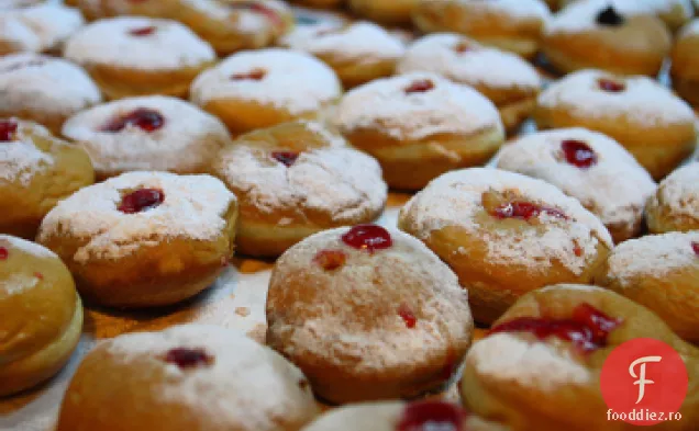 Sufganiyot (Gogoși Cu Jeleu De Hanuka)
