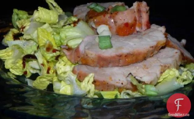 Filet De Porc Cu Glazură Picantă De Caise