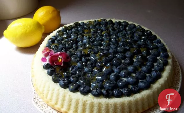 Afine proaspete cu brânză Mascarpone și caș de lămâie