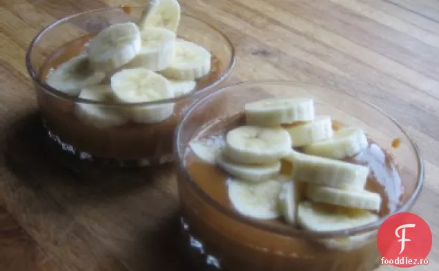 Banane calde pentru bebeluși cu sos Dulce de Leche