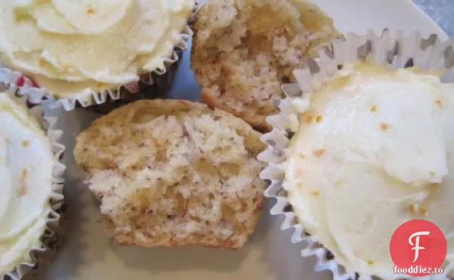 Cupcakes Cu Banane Vegane