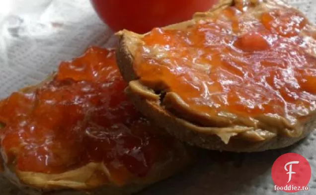 Dulceata De Banane Cu Piersici Rosii