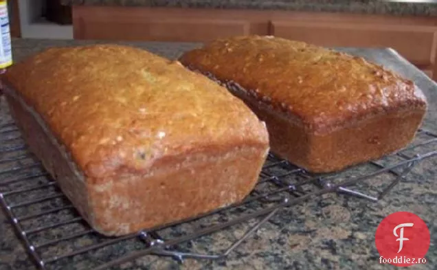 Pâine Cu Banane Cu Conținut Scăzut De Grăsimi