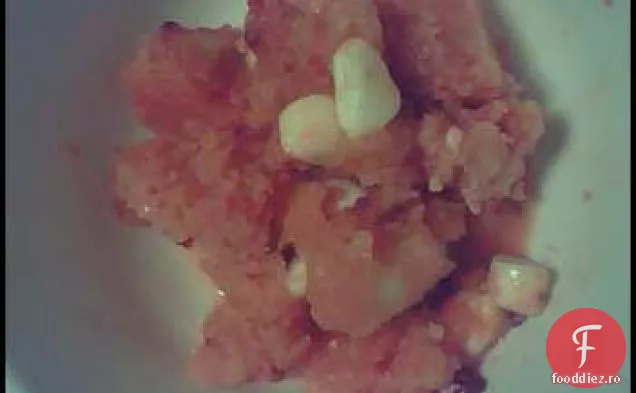 Sherbert De Zmeură Cu Fructe