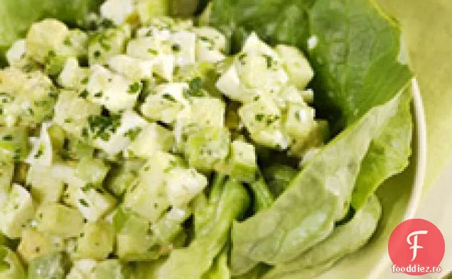 Salată De Albuș De Ou Și Avocado