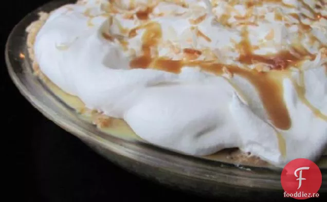 Plăcintă Cu Banane Caramel