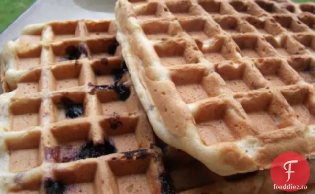 Vafe cu banane și nuci (fără Gluten și vegane)