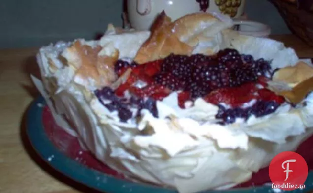 Petale Phyllo Cu Fructe De Padure