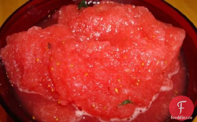 Sorbet De Fructe De Pepene Verde