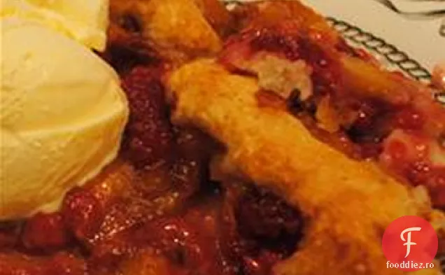 Zmeură Peach Cobbler