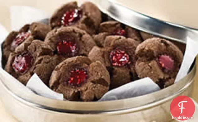 Ciocolată Zmeură Thumbprints