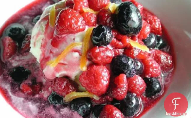 Fructe de padure aux Creme d ' Orange pentru Chef Flower