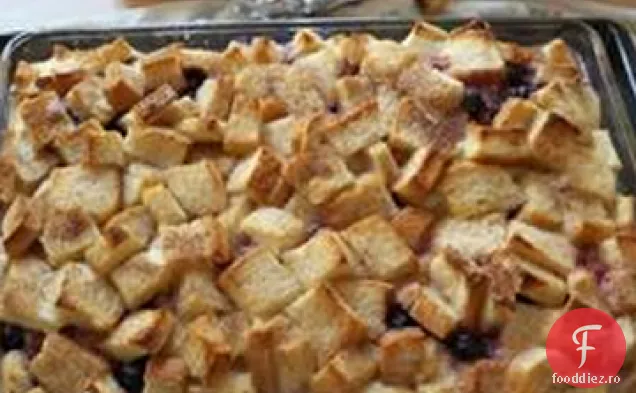 Pâine Prăjită Franceză Umplută Cu Afine